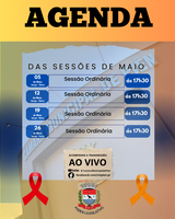 Agenda Oficial – Maio | Câmara Municipal de Piên