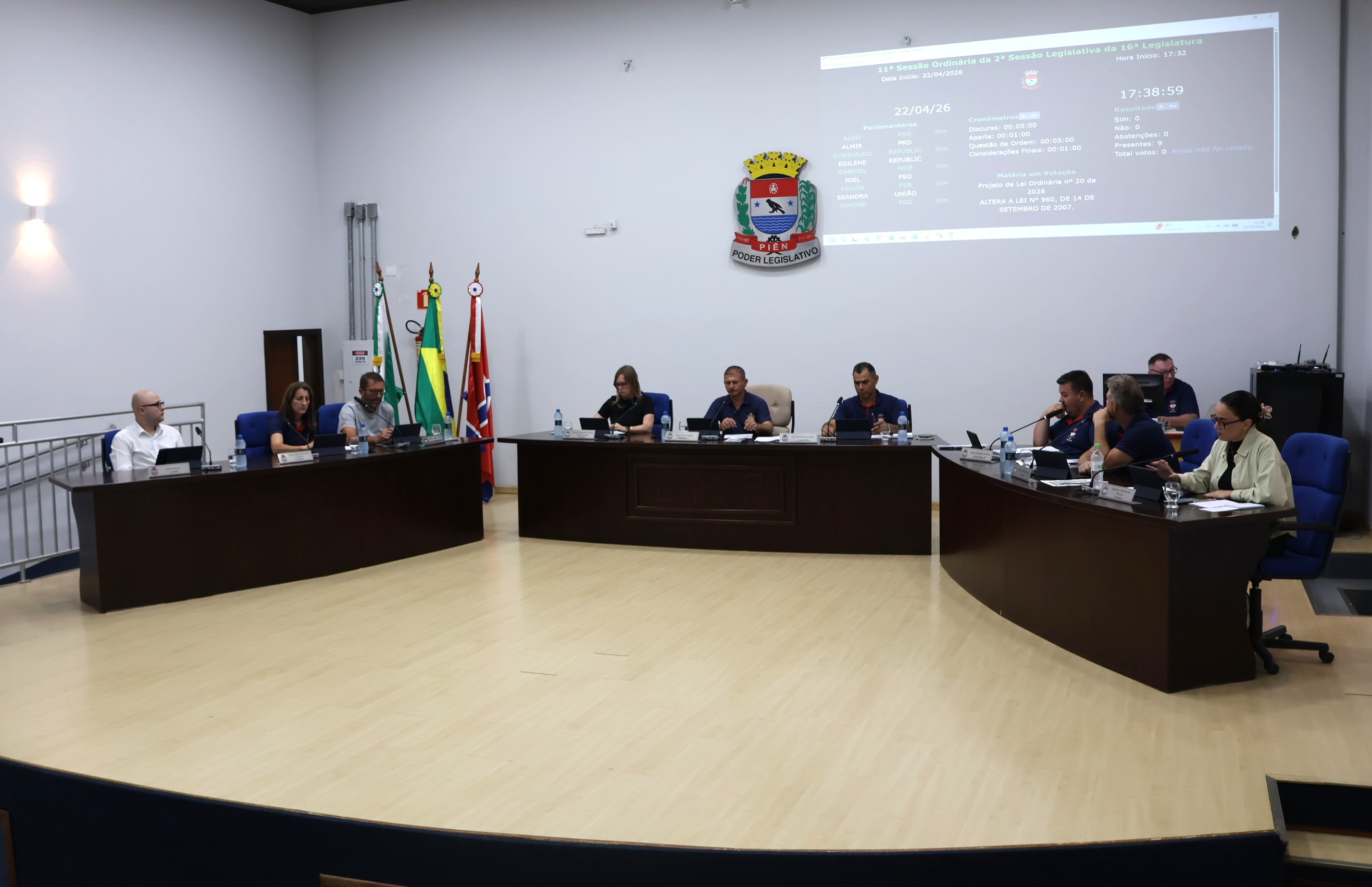 Câmara de Piên aprova projetos e reforça importância de ação da Justiça Eleitoral no município