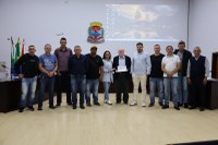 Entrega da Moção de Aplausos ao Escritório Liebl Contábil 