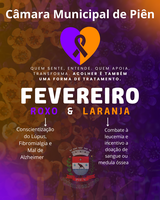 Fevereiro Roxo e Laranja