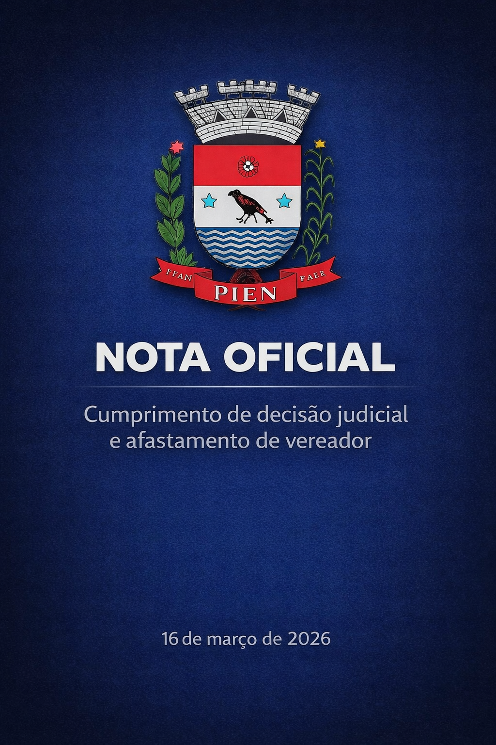 NOTA OFICIAL