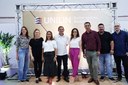 Vereadores prestigiam a inauguração da planta fabril da Unilin