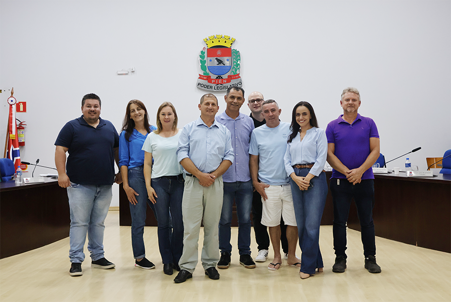 Vereadores de Piên vestem azul em alusão ao Dia Mundial da Conscientização Sobre o Autismo 